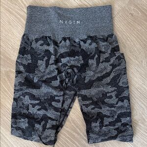 NVGTN Black and Gray Camo Wonens Athletic  pants
